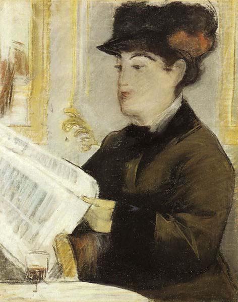 Femme lisant, Edouard Manet